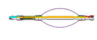 Corda da ferramenta do cabo do centralizador da mola do cabo