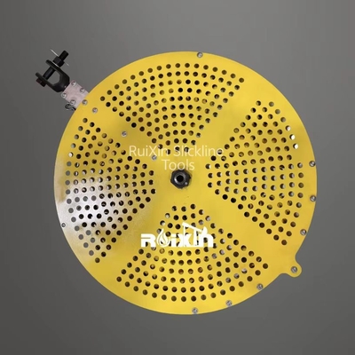 Equipamento de controlo de pressão de linha de fio de carga segura de 10 T 720 mm OD Cable de poleia de feno para operação e linha linear