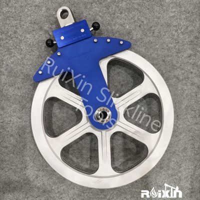 Polia de feno para cabo de aço de 16 polegadas Equipamento de controle de pressão de carga segura para linha de aço