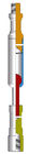 2ft 4ft níquel a corda da ferramenta do cabo do frasco da junta da liga para ranger claro