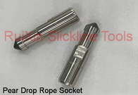 A pera de 2,5 ferramentas de Slickline do cabo do soquete de corda da gota da pera da polegada deu forma