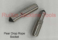 A pera de 2,5 ferramentas de Slickline do cabo do soquete de corda da gota da pera da polegada deu forma
